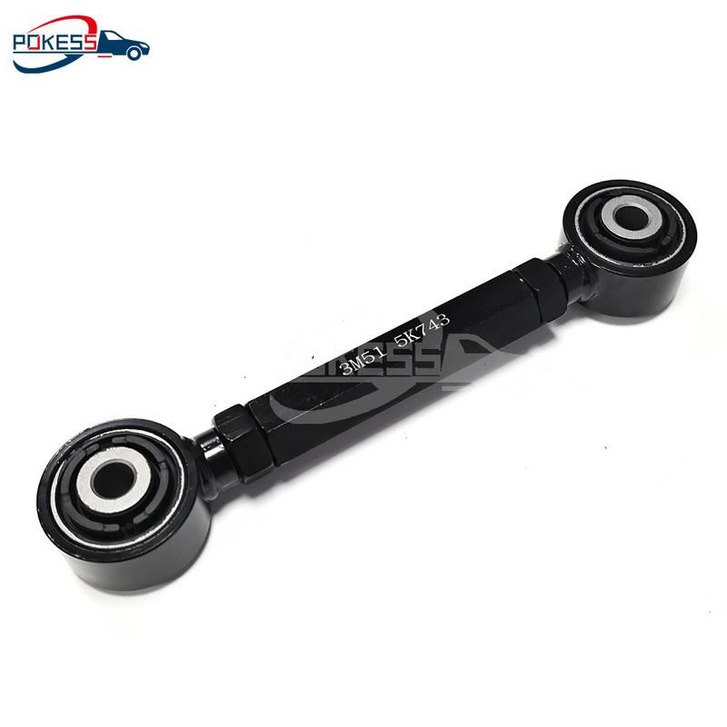 POKESS Rear Suspension Tie Bar Link Control Arm For Ford Focus Mk2 MK3 2005-2014 Ford KUGA MK2 2013- Adjustable