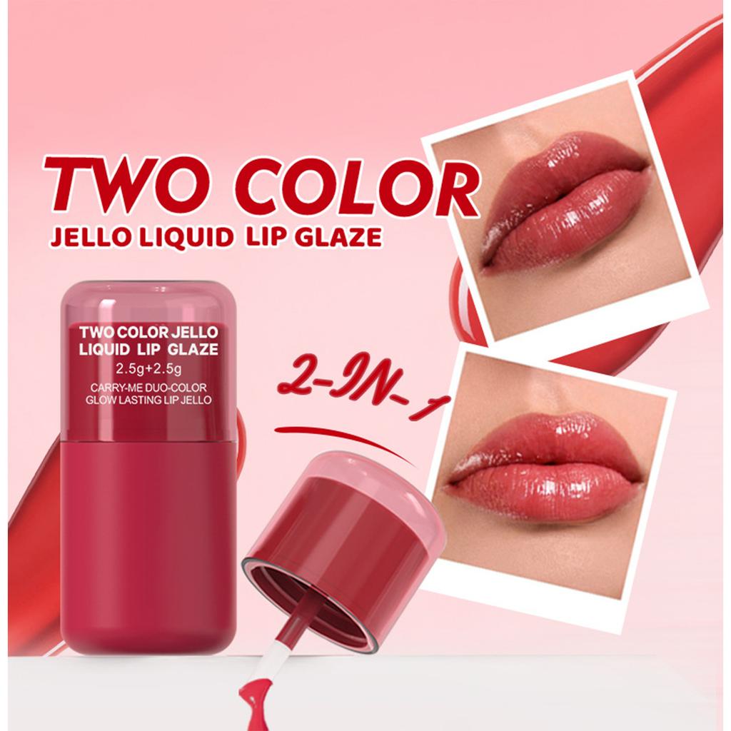 1Pc Glossy Lip Stain – Hydrating Formula, Smudge-proof & Pigmented Color