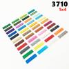 100pcs/lot MOC Parts 3710 Plate 1x4 Compatible Figures Bricks DIY Assmble Building Blocks Particle Kid Puzzle Brain Toys Gift