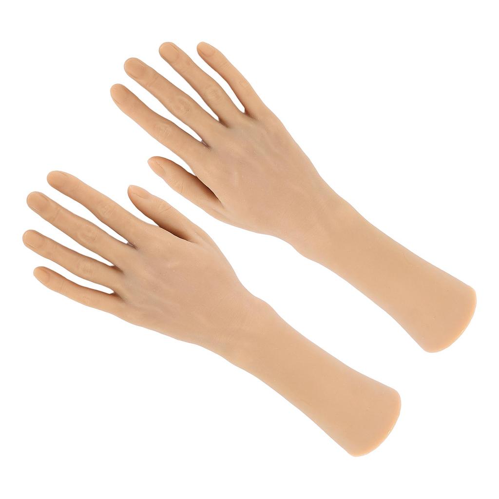 1 pár mužských rukou, vysoce simulované mužské figuríny, ruce pro tetování, náramek s hodinkami