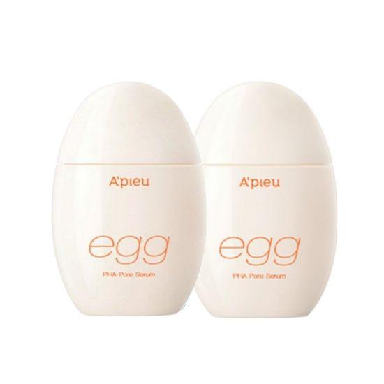 A’PIEU Egg PHA Pore Tightening Serum Smooth Skin Exfoliating Care 55g x2