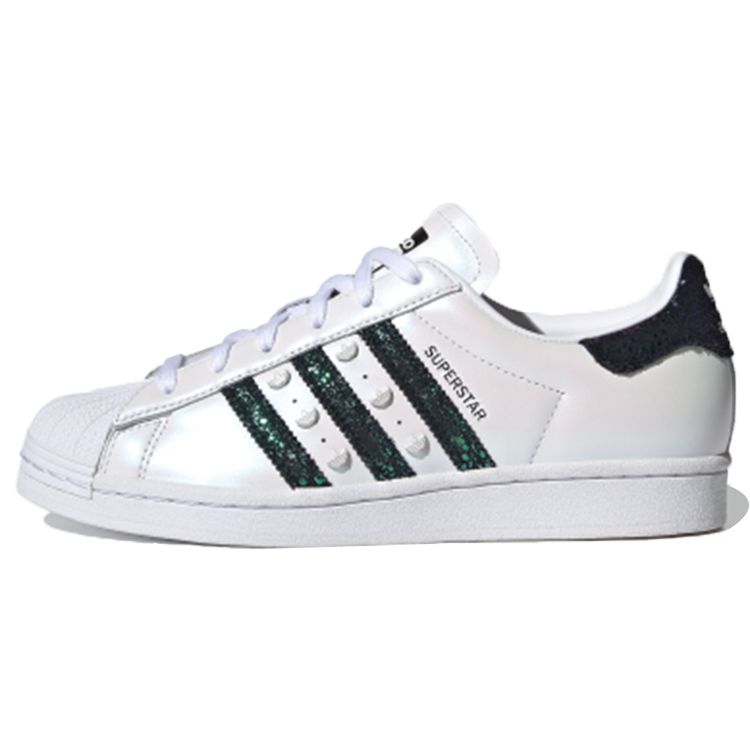 

Adidas Superstar White Black Женские кроссовки Core-Black H04237
