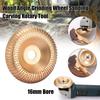 Wood Shaping Sanding Disc, Tea Tray Carving Buffing Pad, Angle Grinder Wood Carving Burr Disc Polishing Wheel