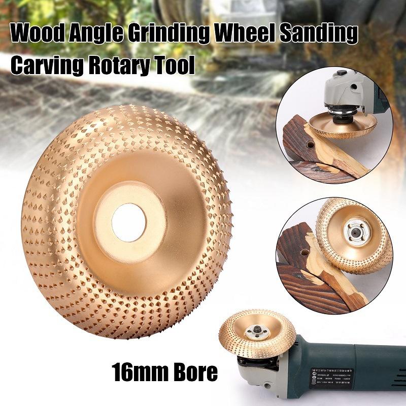 Wood Shaping Sanding Disc, Tea Tray Carving Buffing Pad, Angle Grinder Wood Carving Burr Disc Polishing Wheel