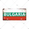 National Flag License Plate 6x12Inch Home Signs Metal Vintage Tin Sign Garage Bar Wall Signs Decor Patriots Best Gift Dustproof