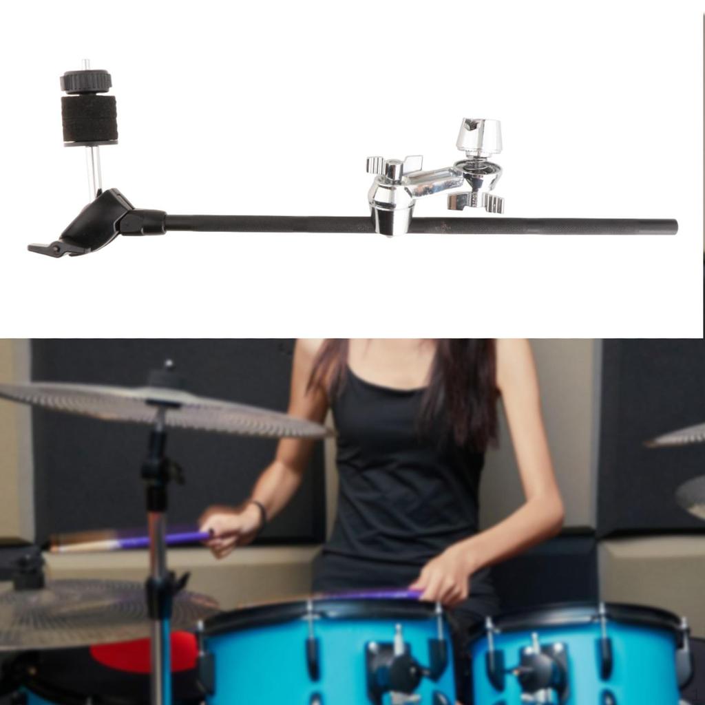 Symbalarmfeste for musikkinstrumenter med justerbar tilt og brems