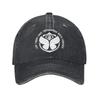 Unisex Women Tomorrowlanded 2025 Printed Hats Fashion Distressed Denim Washed Magical Futuristic Festival  Baseball Cap Adjustable