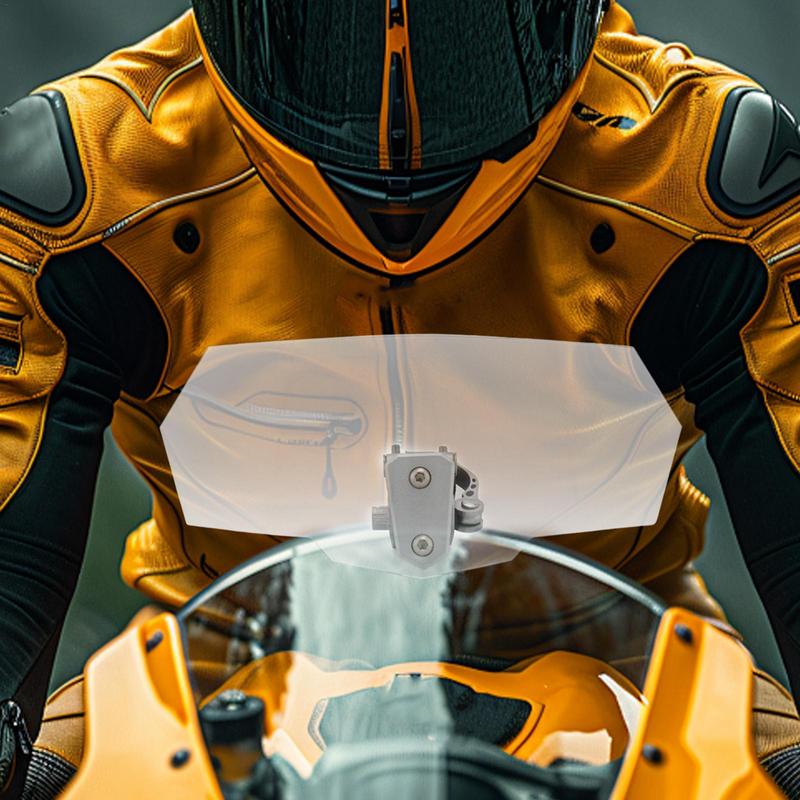 Motorcycle Wind Deflector Adjustable Clip On Motorcycle Wind Deflector Windscreen Extender Spoiler Transparent Heightened