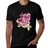 Three Summer Roses TShirt Breathable Sportswear TShirt for Men