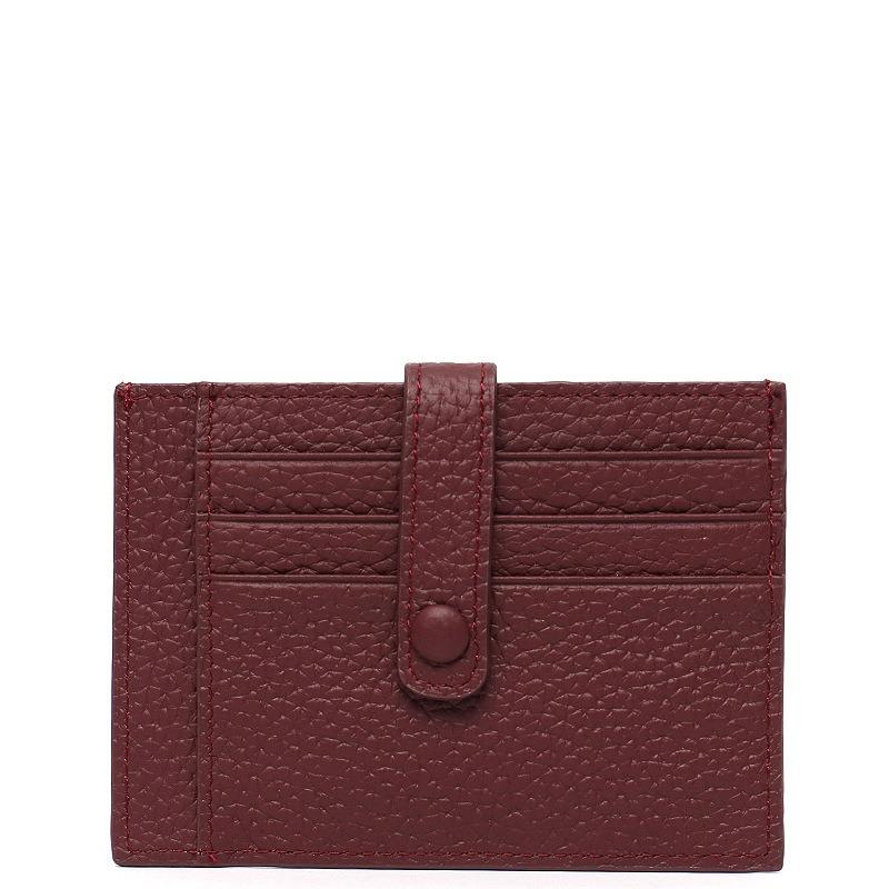 Premium Sheepskin Woven Card Bag RFID Card Cover Women's Brand Multi-card Position Genuine Leather Card Bag OEM Generation