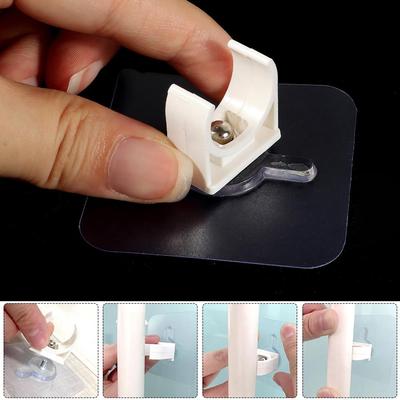 1/5Pcs Punch-free Water Tube Holder Garden Irrigation Tube Clip Connector Self-adhesive Pipe Clamp