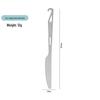Hangweixing Pure Titanium Portable Outdoor Cutlery Set