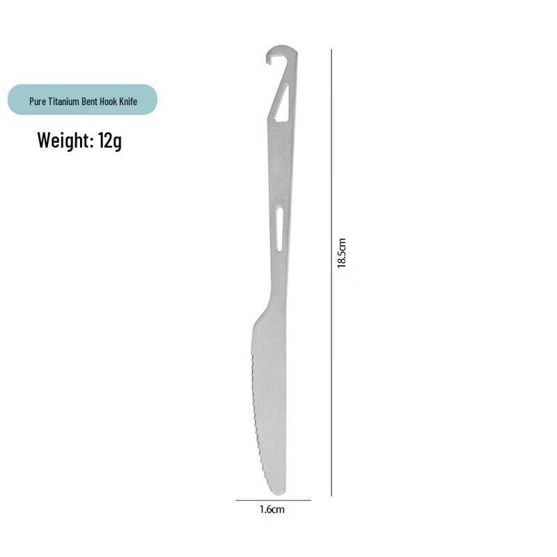 Hangweixing Pure Titanium Portable Outdoor Cutlery Set