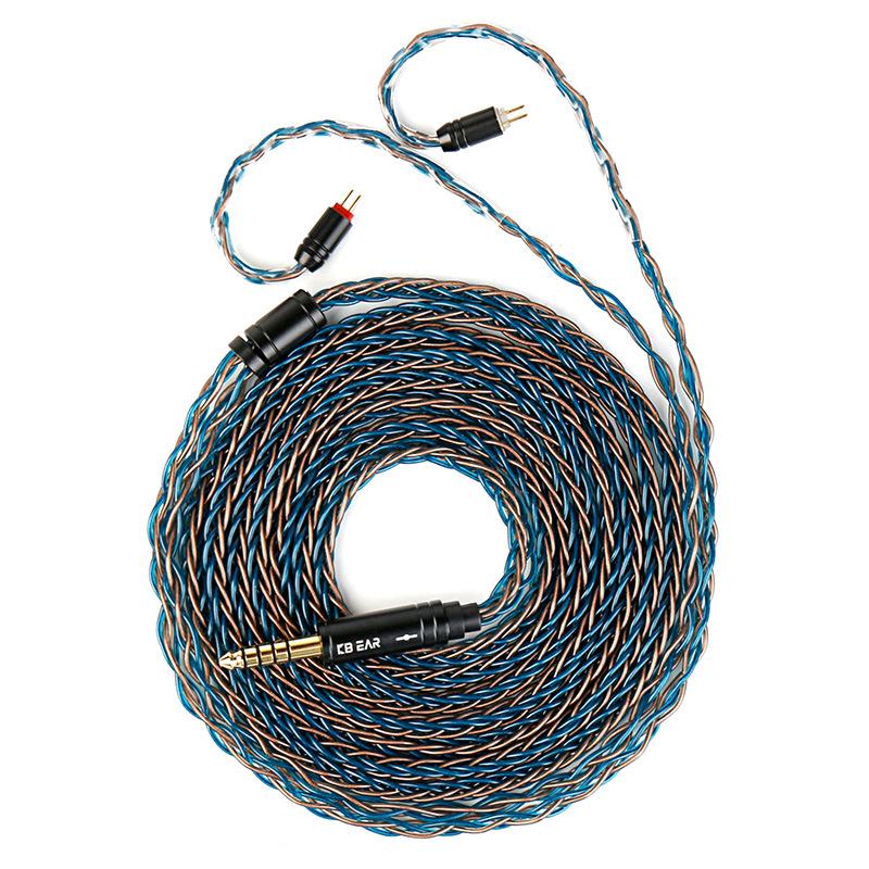 2025 KBEAR ST-12plus Earphone 2m 8-Core OFC Balanced Upgrade Cable