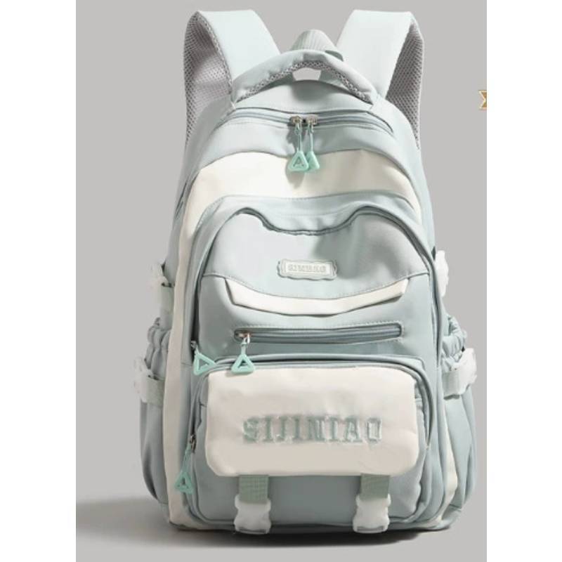 Nylon College Backpack For Students With Breathable Design And Large Capacity For School Use