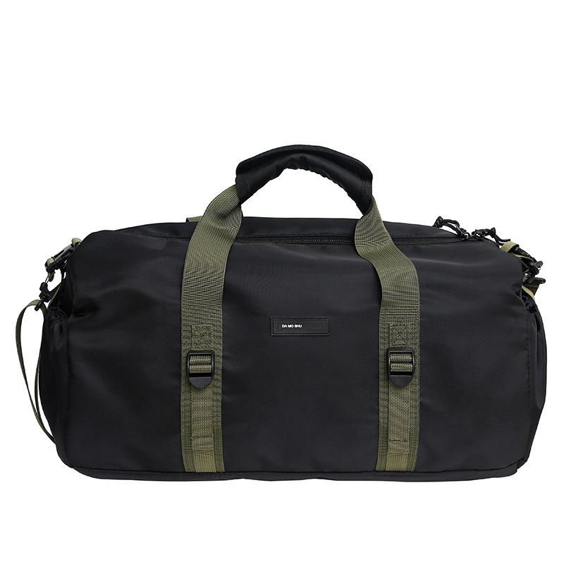 Short-term Travel Bag Duffel Bag for Men Large Capacity Lightweight Women Splicing Hand Held One Shoulder Crossbody Bag