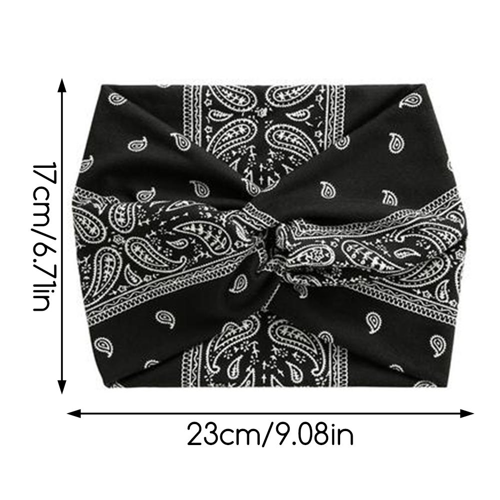 Twisted Wide Headbands For Women Extra Large Turban Workout Headband Fashion Yoga Hair Bands Boho Twisted Thick Hair Accessories