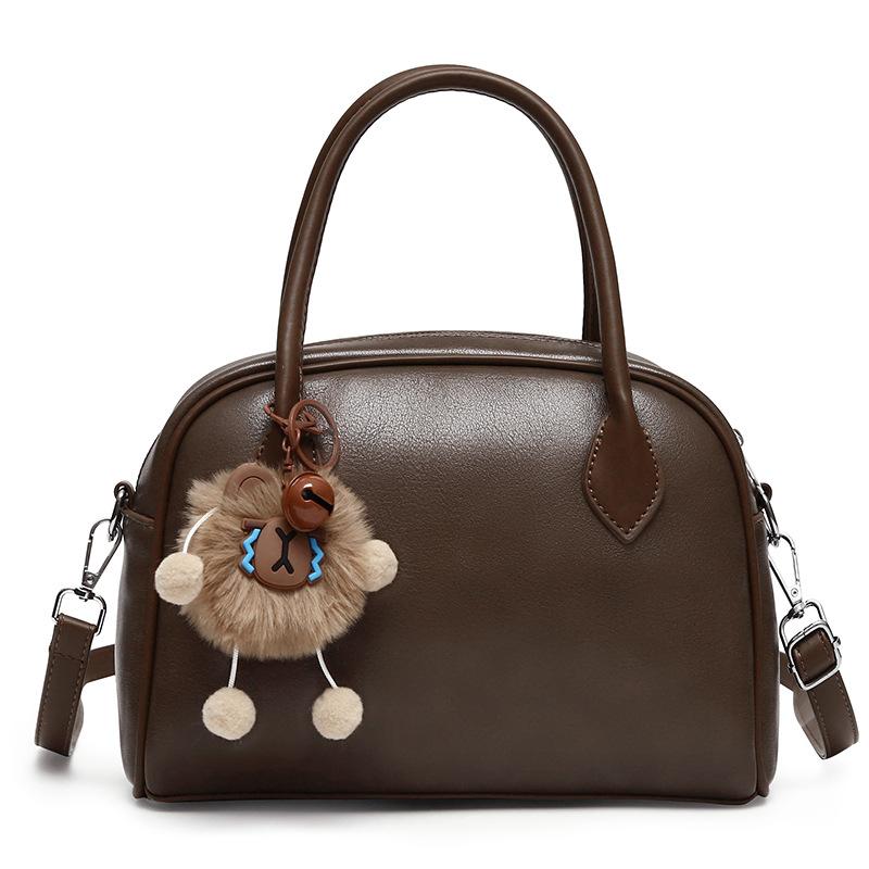 

Send pendants, simple one-shoulder crossbody, portable atmospheric women s bags, mother bags, new models. темно-коричневого