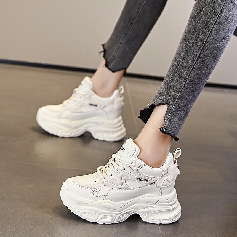 Dad Shoes, Neue Freizeitschuhe mit Absatz für Damen, Vielseitige Sportschuhe mit dicker Sohle