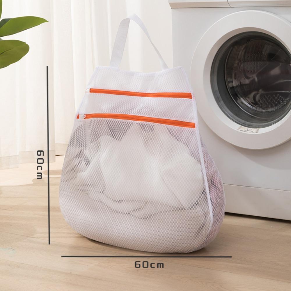 Reusable Laundry Wash Bags Double-Layer Zipper Underwear Laundry Bags New Washing Bag  Bra