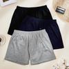 Men's Breathable Cotton Boxer Shorts - Loose Fit, Comfortable, Solid & Print Options, Perfect for Summer Pajamas.