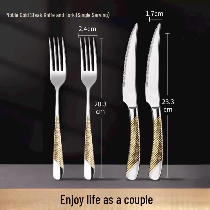 Premium 304 Stainless Steel Western Cutlery