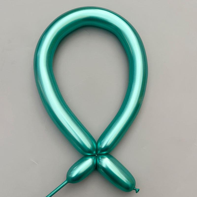 Magic 10Pcs Long Balloons Diy Latex Balloons Wedding Birthday Christmas Party Glossy Metal Inflatable Balloon Decorations