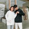 Solid Color Plus Velvet Unisex Loose Hooded Sweatshirt