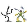 MARVEL SPIDER-MAN - Bend and Flex - Spider-Man En Costume Noir Vs Doc Ock Figurines Flexibles De 15 Cm - Pour Enfants