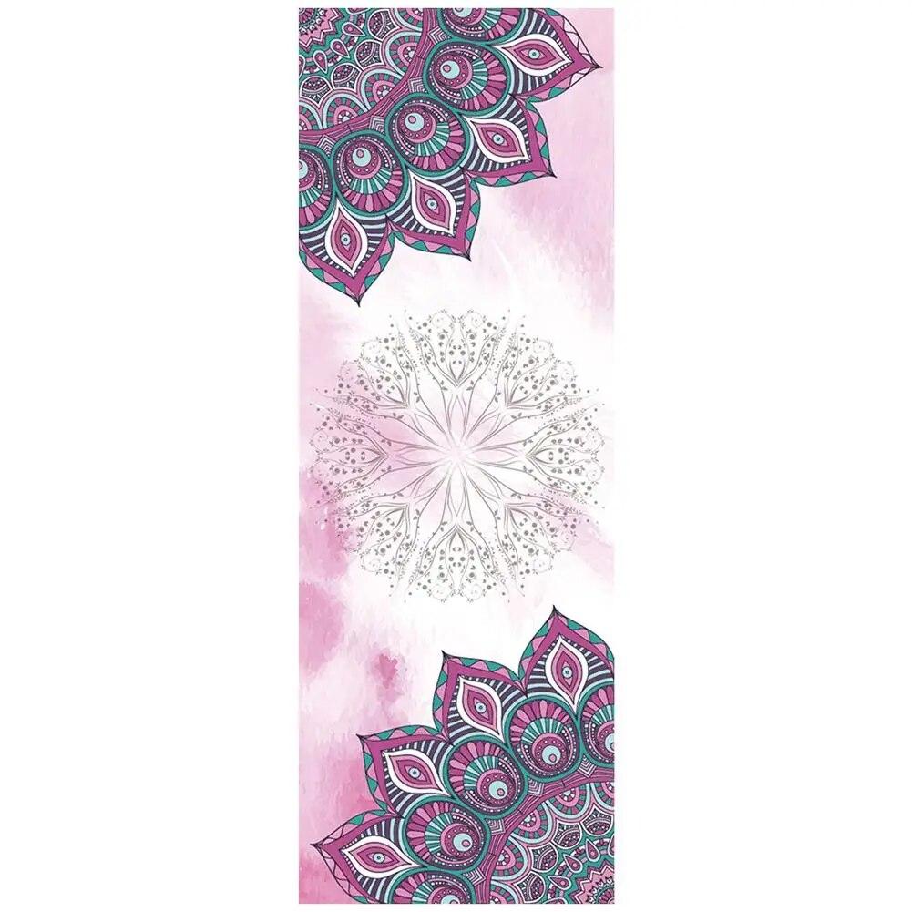 Yoga Towels Fitness Printed Microfiber Sports Travel Quick-drying Sweat-absorbent Workout Mat Cover for Pilates Gym Yoga Blanket