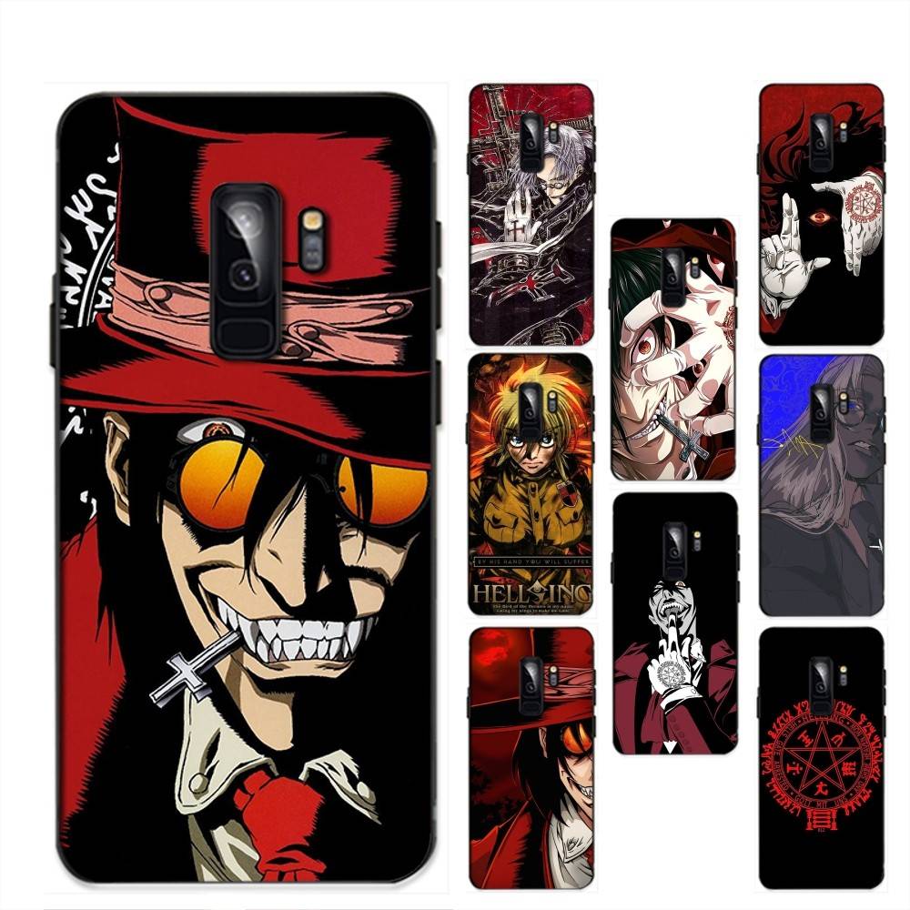 Horror Anime Hellsing Phone Case For Samsung S 24 Fe 25 Ultra Plus 20 Lite 21 30 22 23 24 22 Ultra 5G Fundas