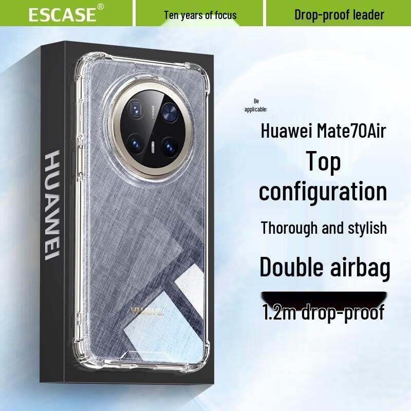 ESCASE Huawei Anti-Yellowing Clear Shockproof Phone Case