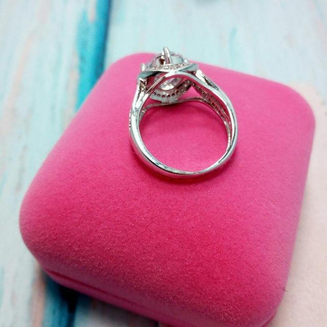 New Jewelry Style Extra Large Flash Diamond Pebbles Zircon Ring Japanese and Korean Luxury Diamond Ring