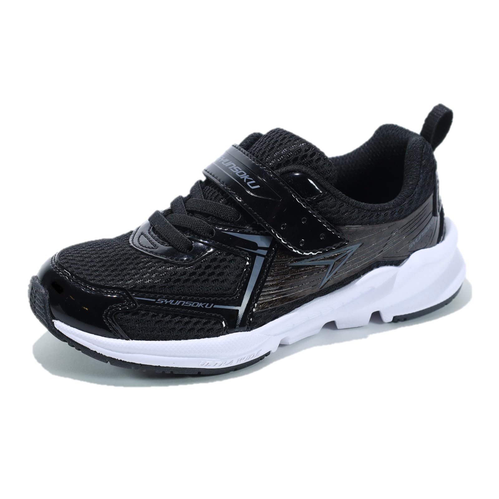 

Кроссовки Shunsoku Athletic SJJ см, Обувь, Детские, Для мальчиков, Для девочек, Детская обувь, Широкие, Легкие, 16-25 см, 3E, 1700, Черные, 22.5 чёрный