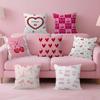 Pink Bow Cherry   Pillow Cover Design Cushion Cover Decor Holiday Decorati