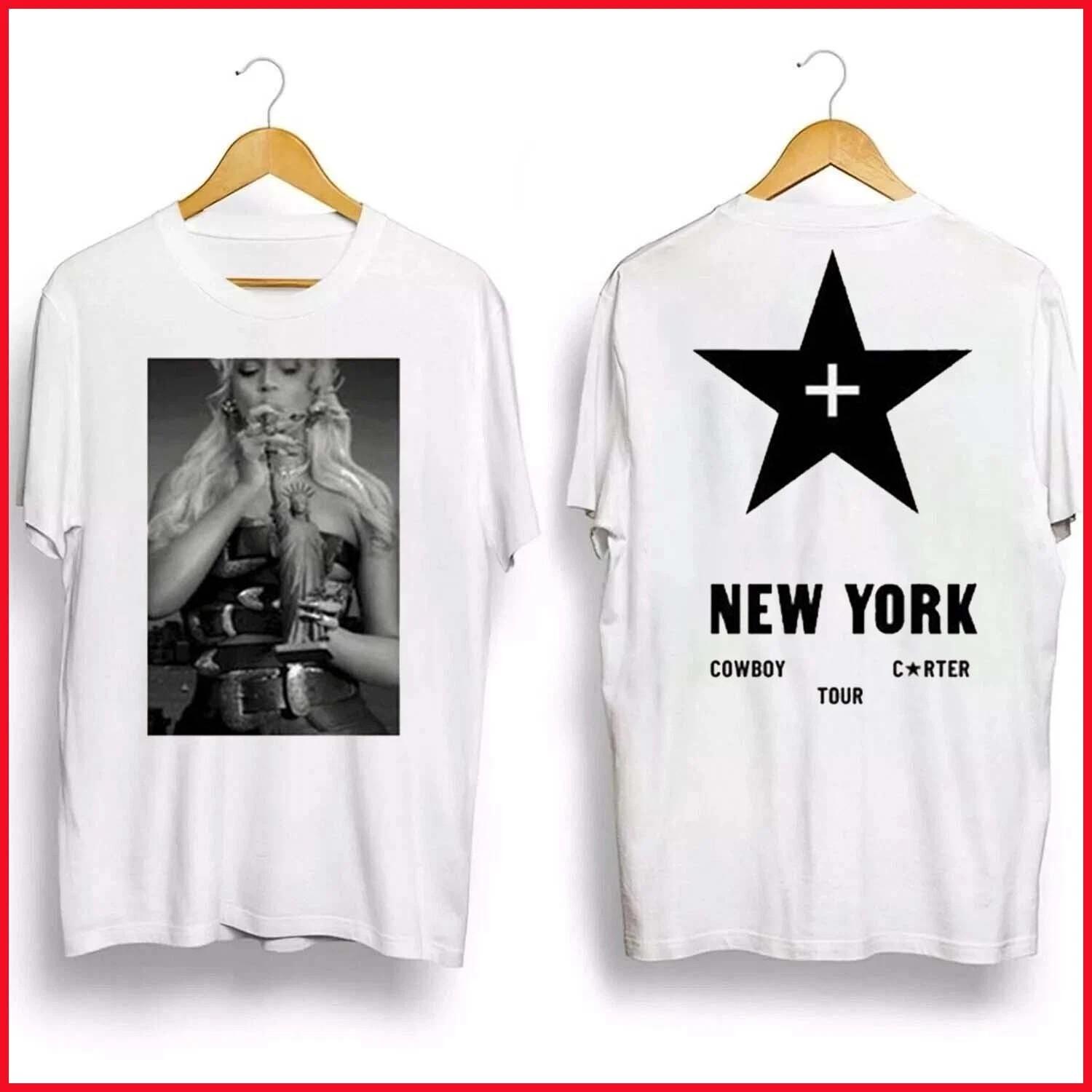 NY Exclusive Beyonce Cowboy Carter Tour 2025 Reprint T-Shirt XXL