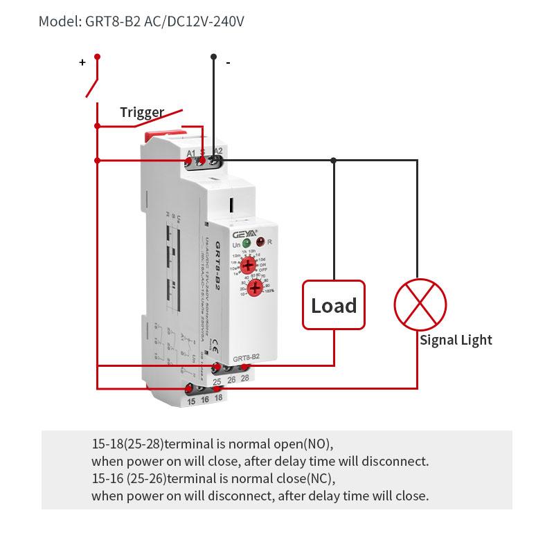 Delay Off Time Relay Small Relay With Led Indicator Electronic Dc 24v
