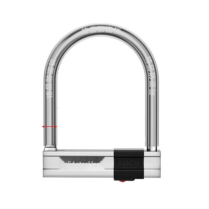 Waterproof U-Shaped Anti-Theft Electric Bike and Motorcycle Lock.