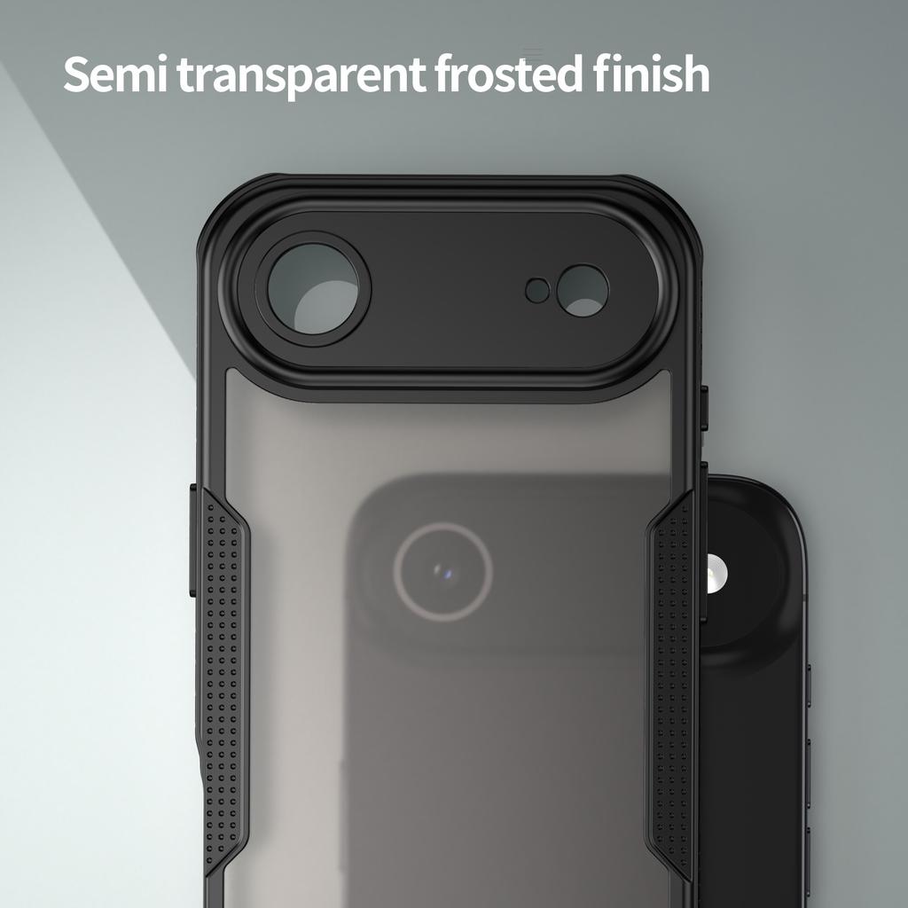 For iPhone 17 Air Case WANLONFENG MFFJ Series Anti Drop TPU Phone Back Cover with Screen Film