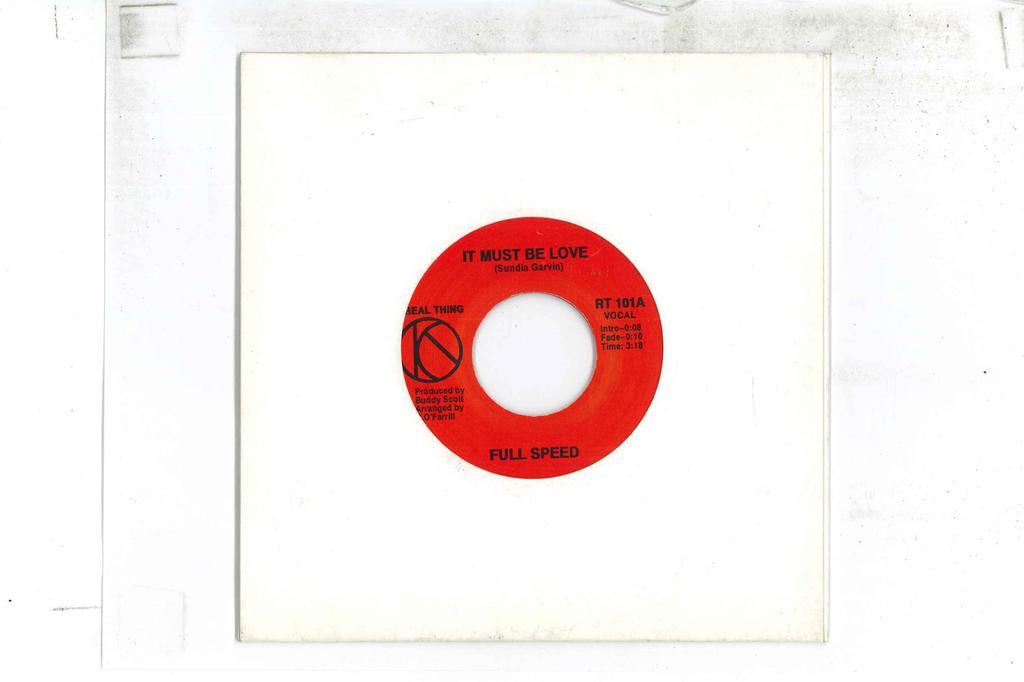 7inch Record FULL SPEED It Must Be Love Put em On The Ri RT101 REAL THING 1970 US SoulFunk Used