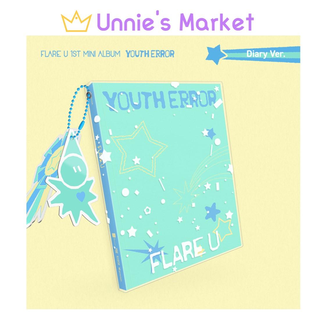 

FLARE U [YOUTH ERROR] 1-й мини-альбом (Дневник Вер.) + Бесплатный подарок 1EA