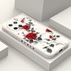 Graceful Rose Phone Case For OPPO Realme 11 10 9 9i 8 8i 7 Pro Plus C35 C21Y C25Y C25 4G 5G Liquid Silicone Cover
