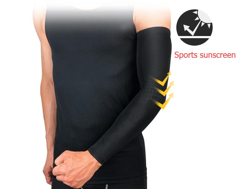 Unisex Armguard Lengthened Elbow Wrist Protector Breathable Sunscreen Sleeve for Cycling Fishing