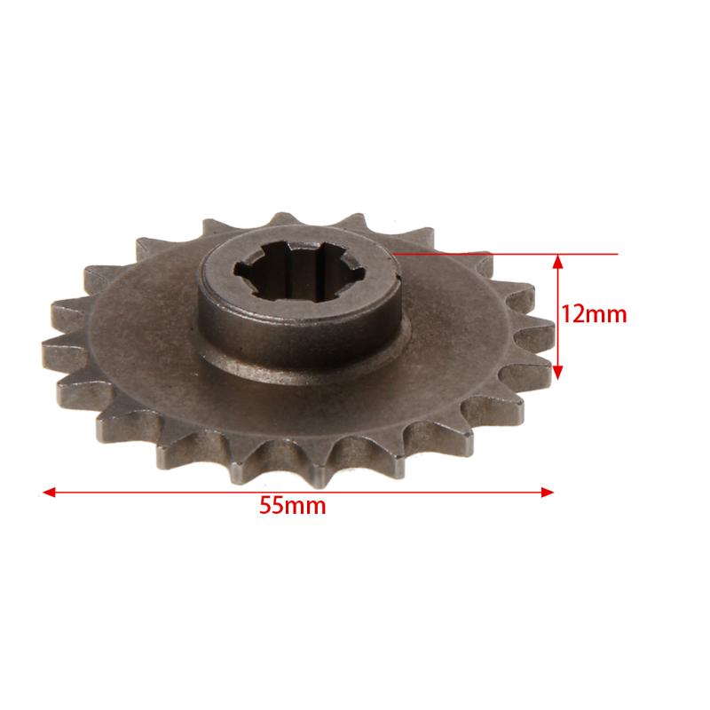 47cc 49cc Motorcycle Dirt Bike T8F 8mm 11 14 17 20 Tooth Front Pinion Sprocket Motorcycle Accessories