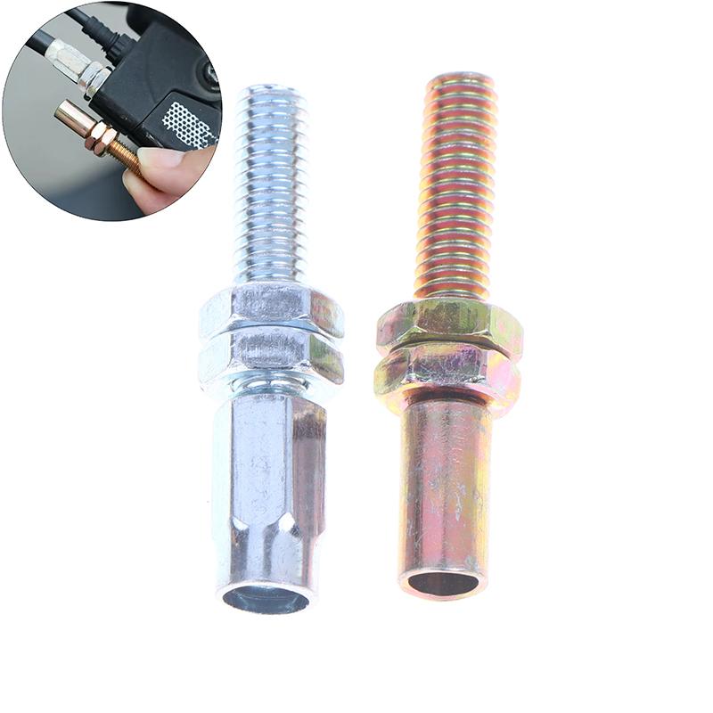 10Pcs M6 Screws Motorbike Throttle Cable Parts M6 Hollow Screw Throttle Cable Kart Throttle For Agricultural Machinery Accessori