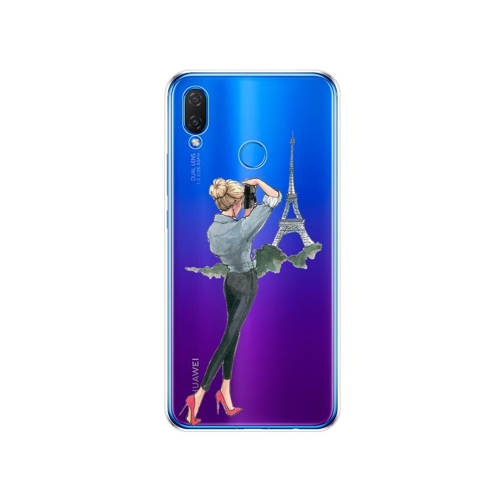 Case For Huawei Nova 3 3i 3e Phone Case Soft Silicon TPU Cover For Nova3 Nova3i INE-LX2 INE-LX9 Cover Full 360 Protective Shell