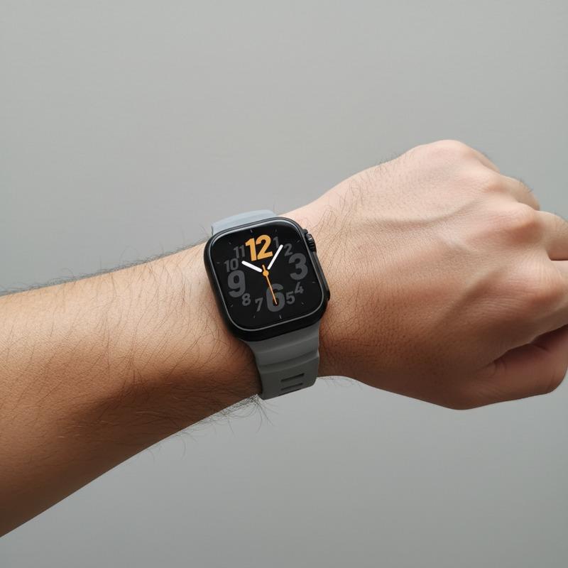 Silicone Strap For Apple Watch 44mm 45mm 46mm Bracelet+Screen Protectores Change To Ultra For iWatch Series 11 10 9 8 7 SE 6 5