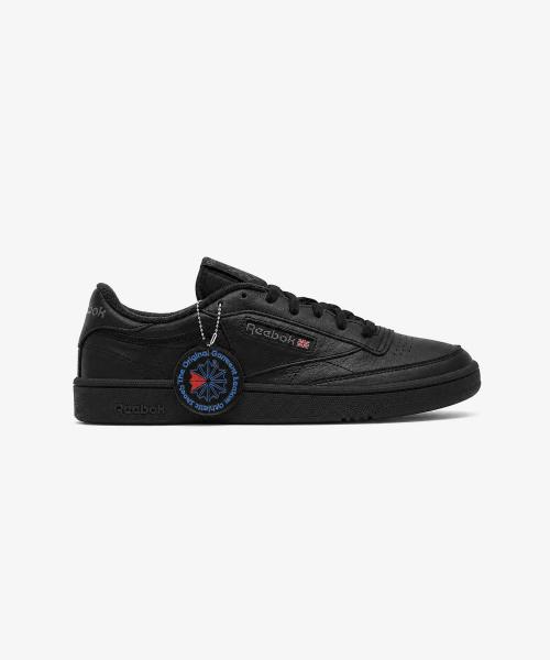 [Reebok] Club C 85 GL - Triple Black RXSOXXCVUBK 230