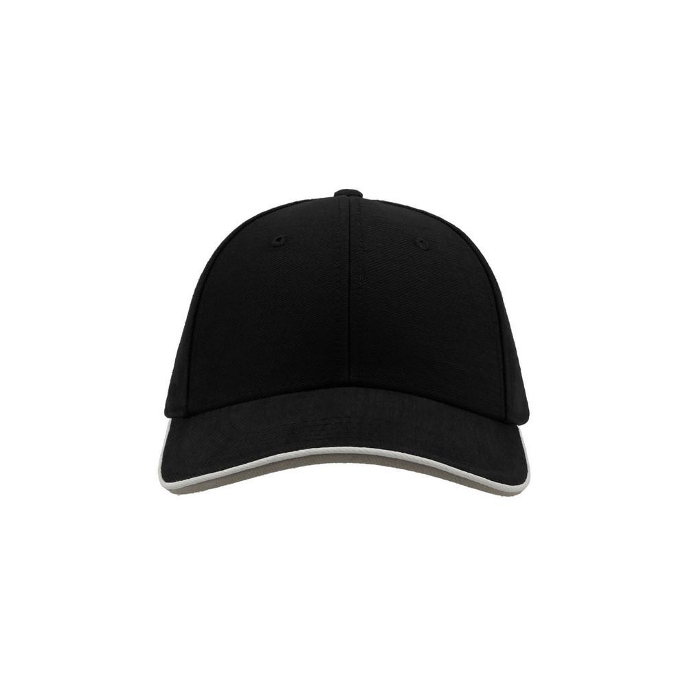 Atlantis Pilot Piping Sandwich Premium Brush Cotton 6 Panel Cap