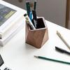 Writing Materials Holder Pencil Case Desktop Storage Box Walnut Pen Holder Wood Pen Holder